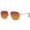 Solbrille aviator orange