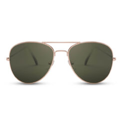 aviator solbrille grøn glas